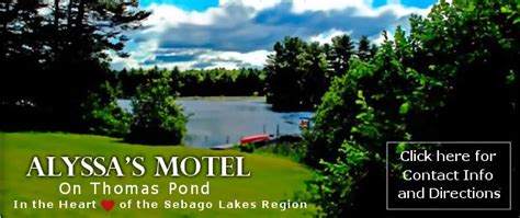 alyssas motel maine|alyssa's sebago lake maine.